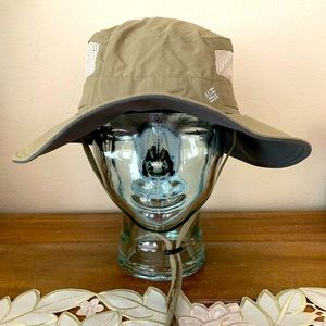 NWT Columbia Omni-Shade Hat: Light Green, White Mesh Inserts, Unisex, One Size